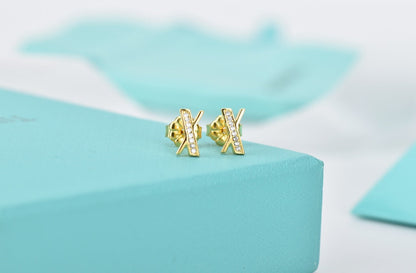 [Dawnora Jewelry]ATLAS DIAMOND STUD EARRINGS