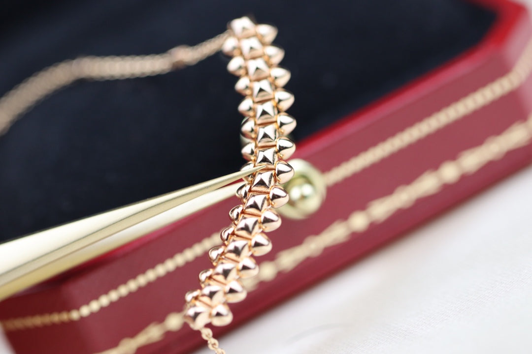 [Dawnora Jewelry]CLASH PINK GOLD NECKLACE