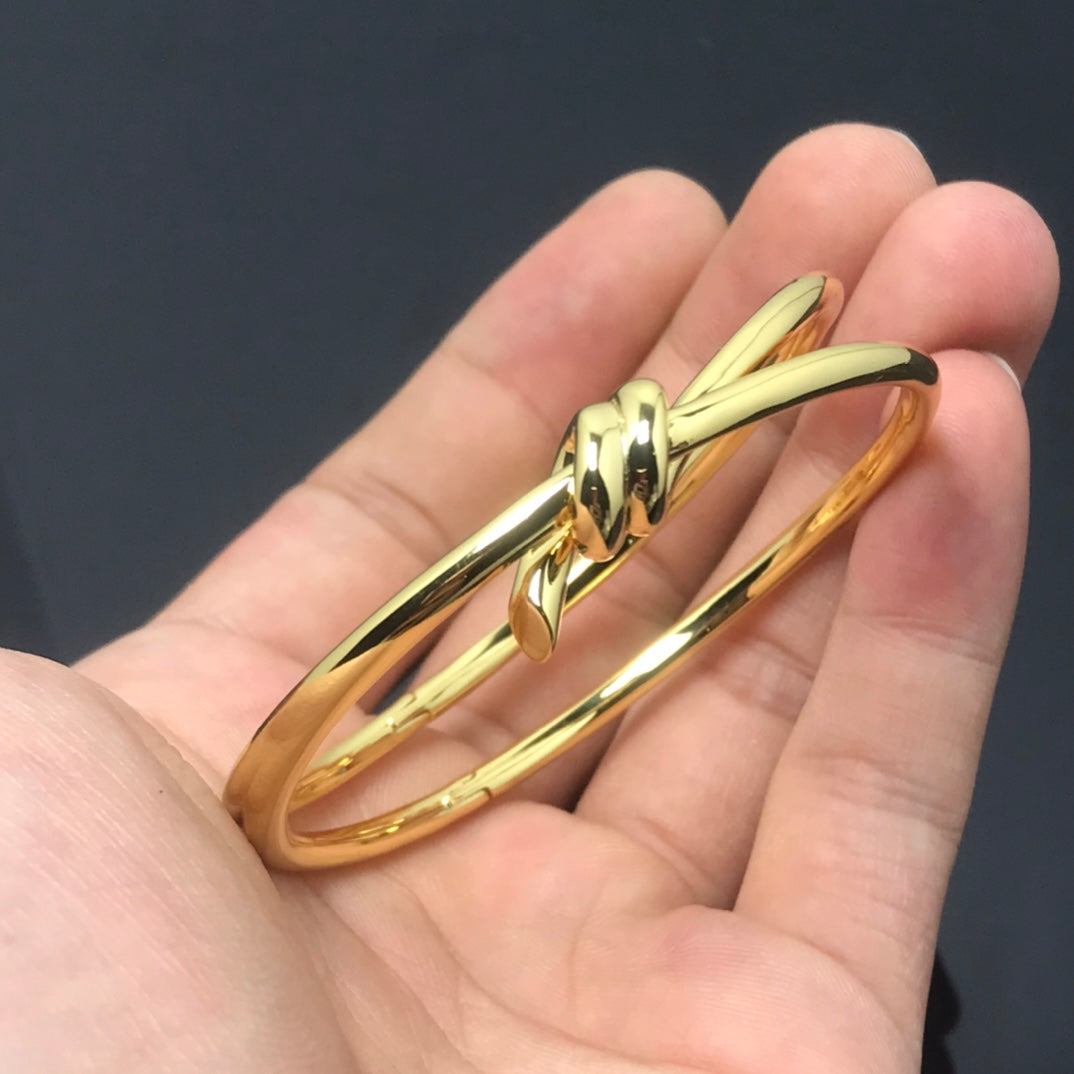 [Dawnora Jewelry]KNOT DOUBLE ROWS BRACELET