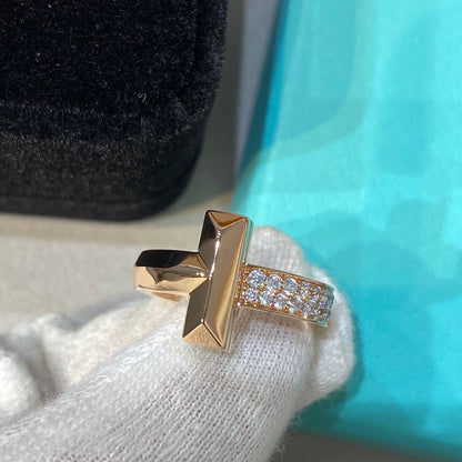 [Dawnora Jewelry]T WIRE MEDIUM DIAMOND RING