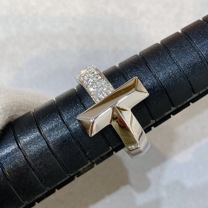[Dawnora Jewelry]T WIRE MEDIUM DIAMOND RING
