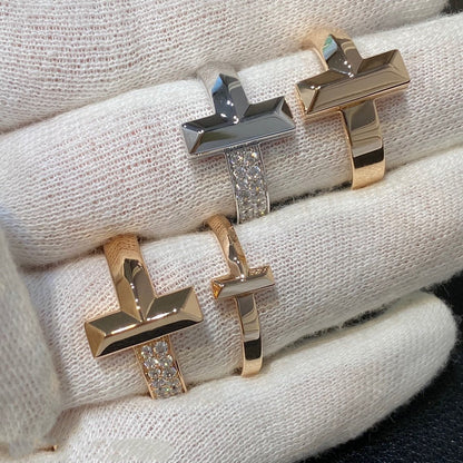 [Dawnora Jewelry]T WIRE MEDIUM DIAMOND RING