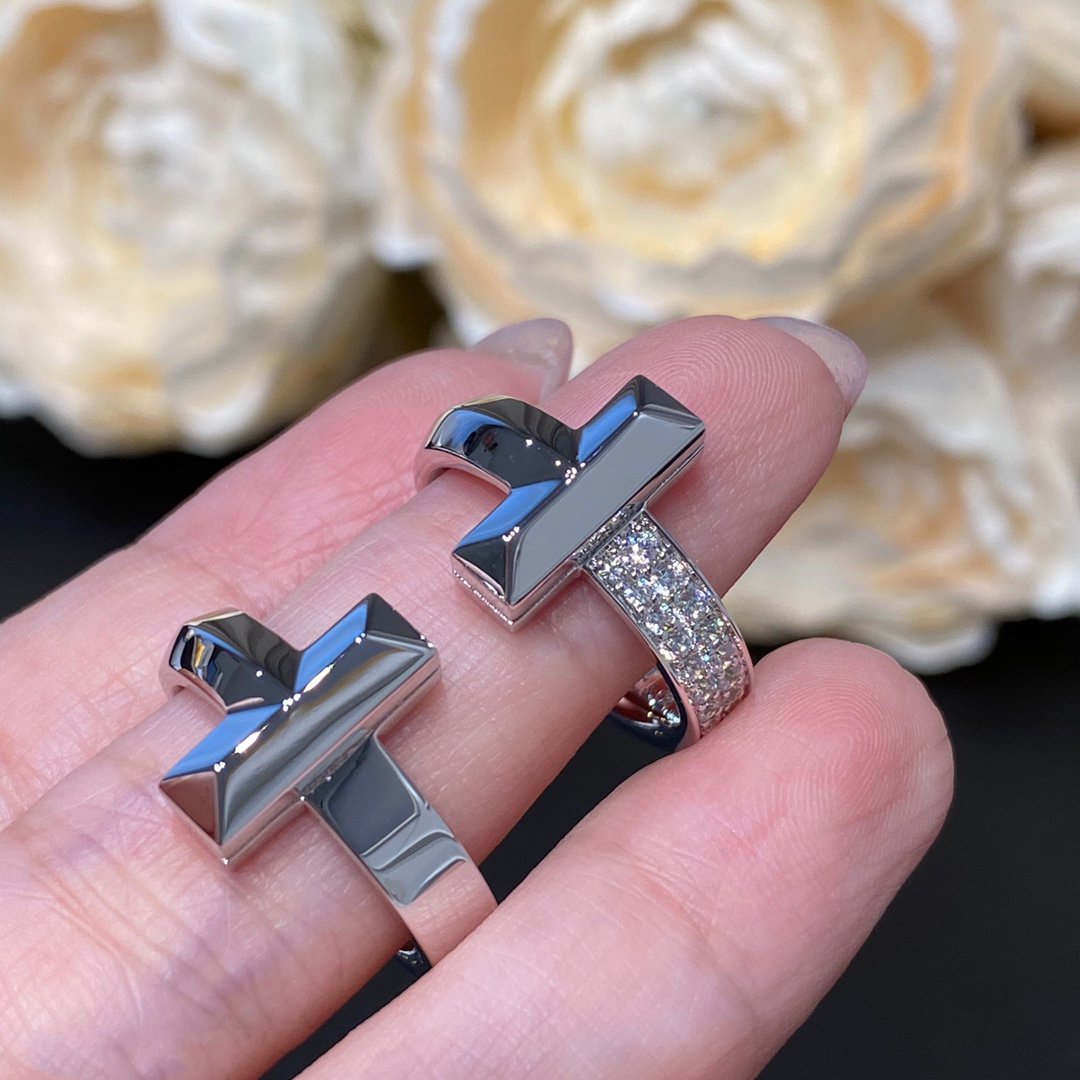 [Dawnora Jewelry]T WIRE MEDIUM DIAMOND RING
