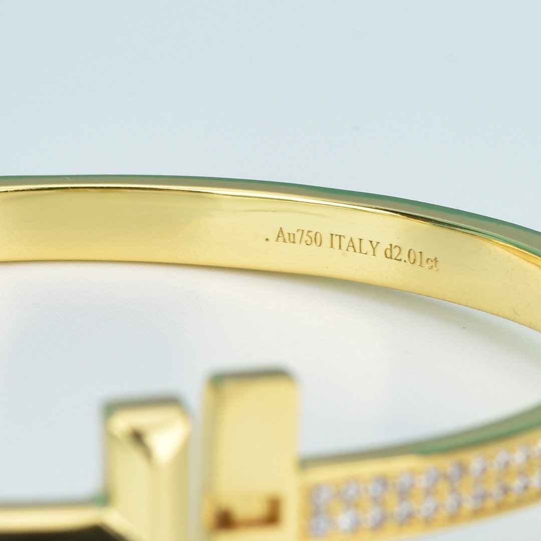 [Dawnora Jewelry]WIDE DIAMONDS HINGED BANGLE