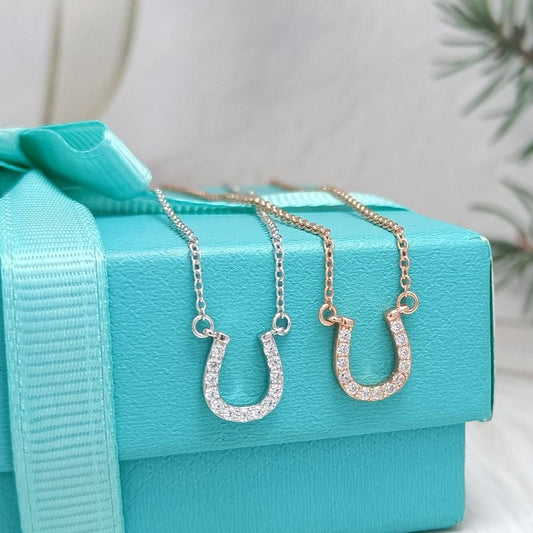 [Dawnora Jewelry]U PEDANT DIAMOND NECKLACE