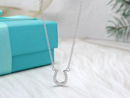 [Dawnora Jewelry]U PEDANT DIAMOND NECKLACE