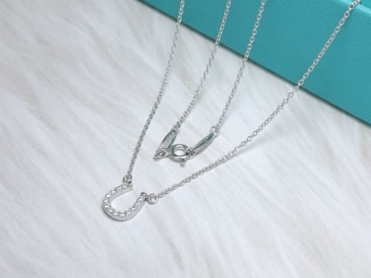 [Dawnora Jewelry]U PEDANT DIAMOND NECKLACE