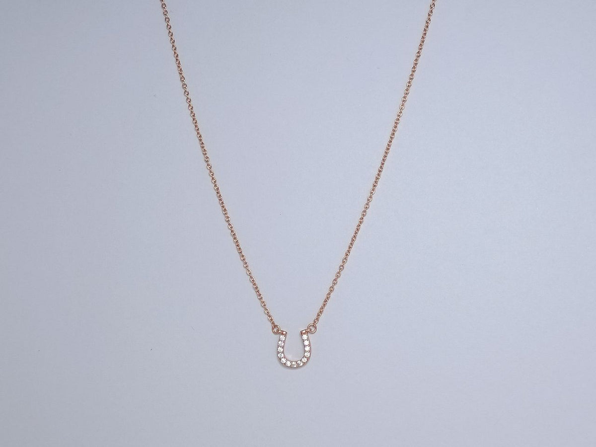 [Dawnora Jewelry]U PEDANT DIAMOND NECKLACE