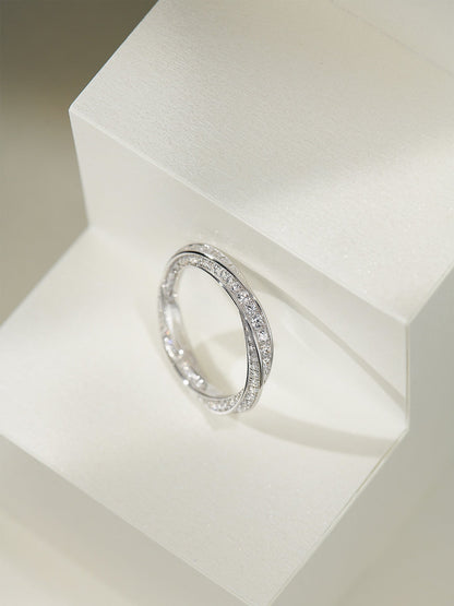 [Dawnora Jewelry]SPIRAL DIAMOND RING