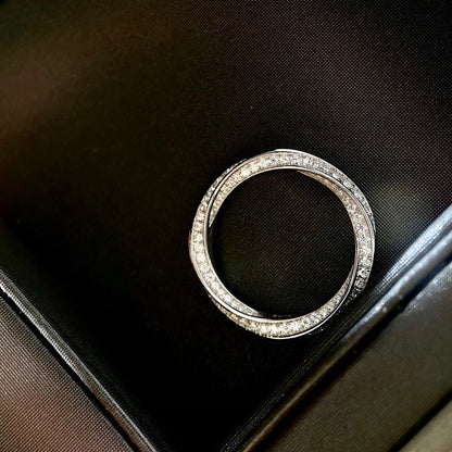 [Dawnora Jewelry]SPIRAL DIAMOND RING
