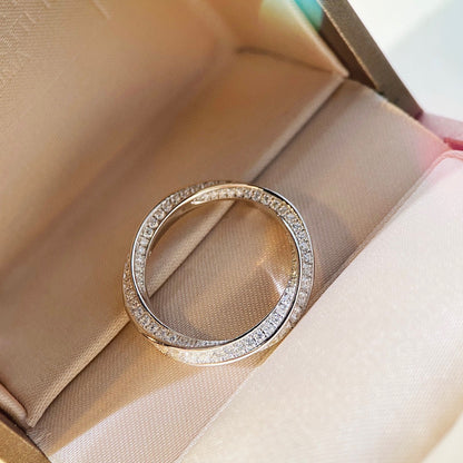 [Dawnora Jewelry]SPIRAL DIAMOND RING