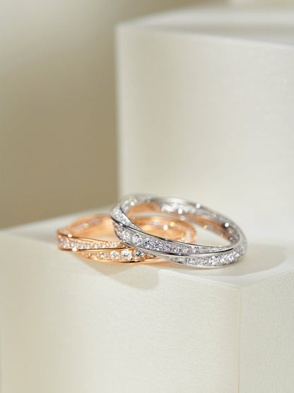 [Dawnora Jewelry]SPIRAL DIAMOND RING