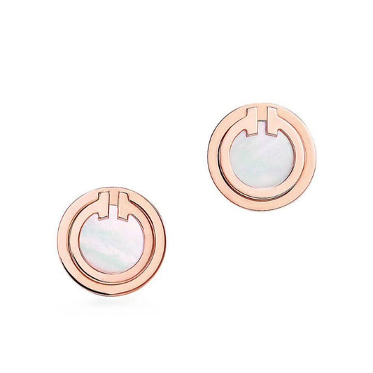 [Dawnora Jewelry]PEARL CIRCLE EARRINGS MOTHER