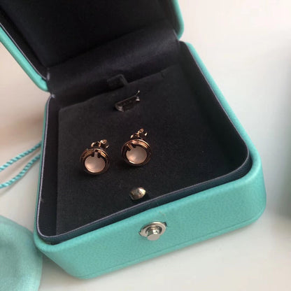[Dawnora Jewelry]PEARL CIRCLE EARRINGS MOTHER