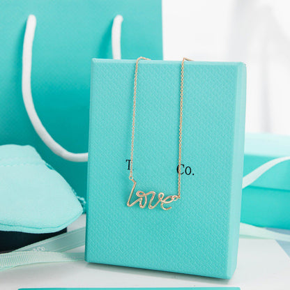 [Dawnora Jewelry]PALOMA S GRAFFITI LOVE NECKLACE
