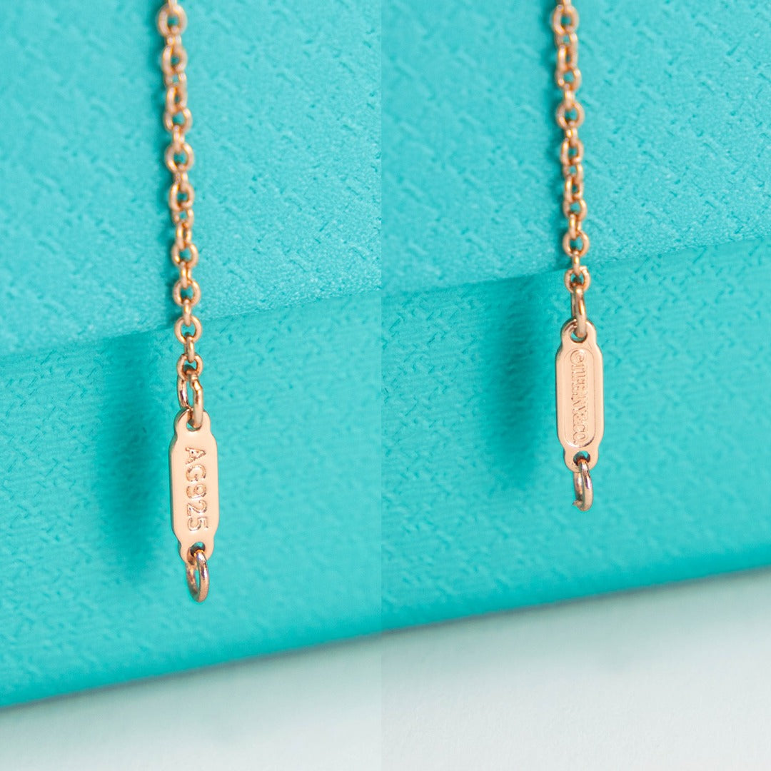 [Dawnora Jewelry]RIBBON NECKLACE BOW PENDANT DIAMOND CHARM CHAIN