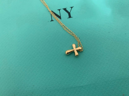 [Dawnora Jewelry]CROSS PENDANT MINI BARE CROSS NECKLACE