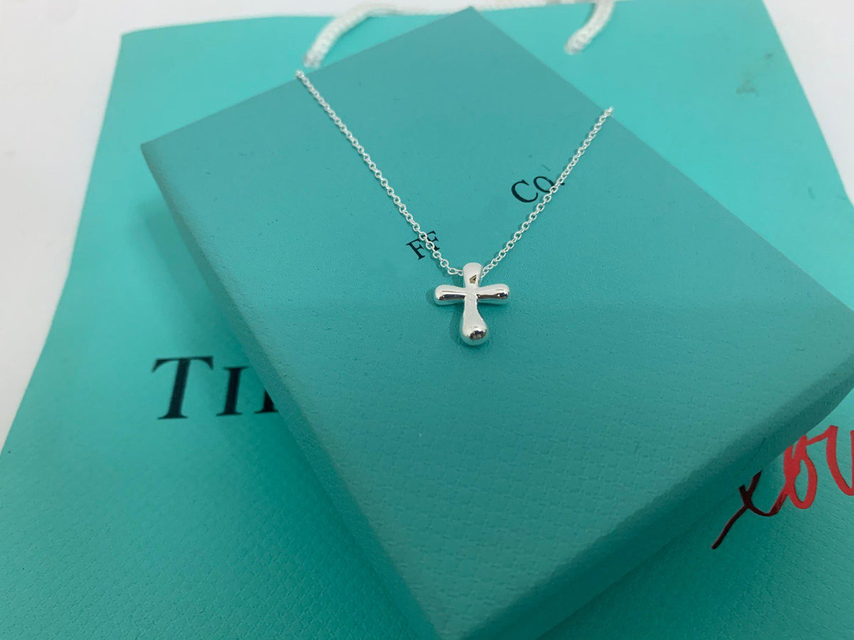 [Dawnora Jewelry]CROSS PENDANT MINI BARE CROSS NECKLACE