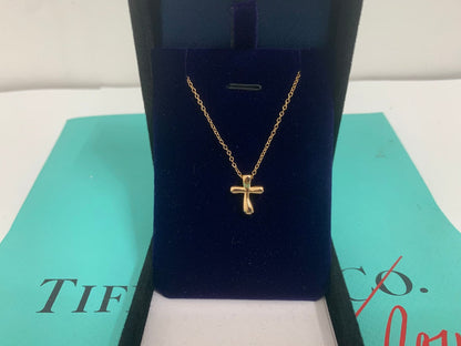 [Dawnora Jewelry]CROSS PENDANT MINI BARE CROSS NECKLACE