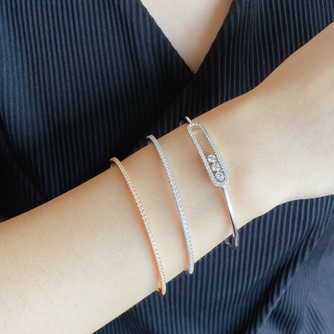 [Dawnora Jewelry]MINI DIAMOND TENNIS BRACELET