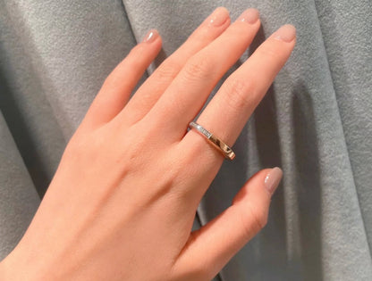 [Dawnora Jewelry]LOCK DIAMOND RING
