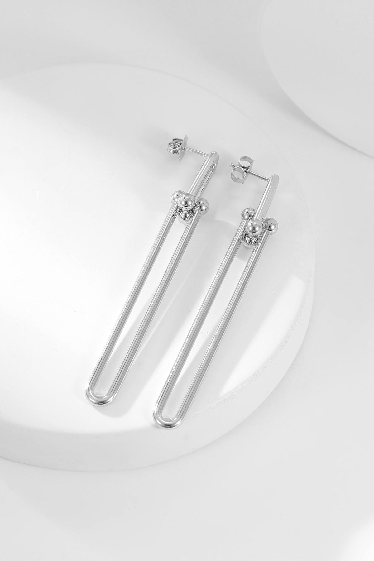 [Dawnora Jewelry]HARDWEAR LONG DROP EARRINGS