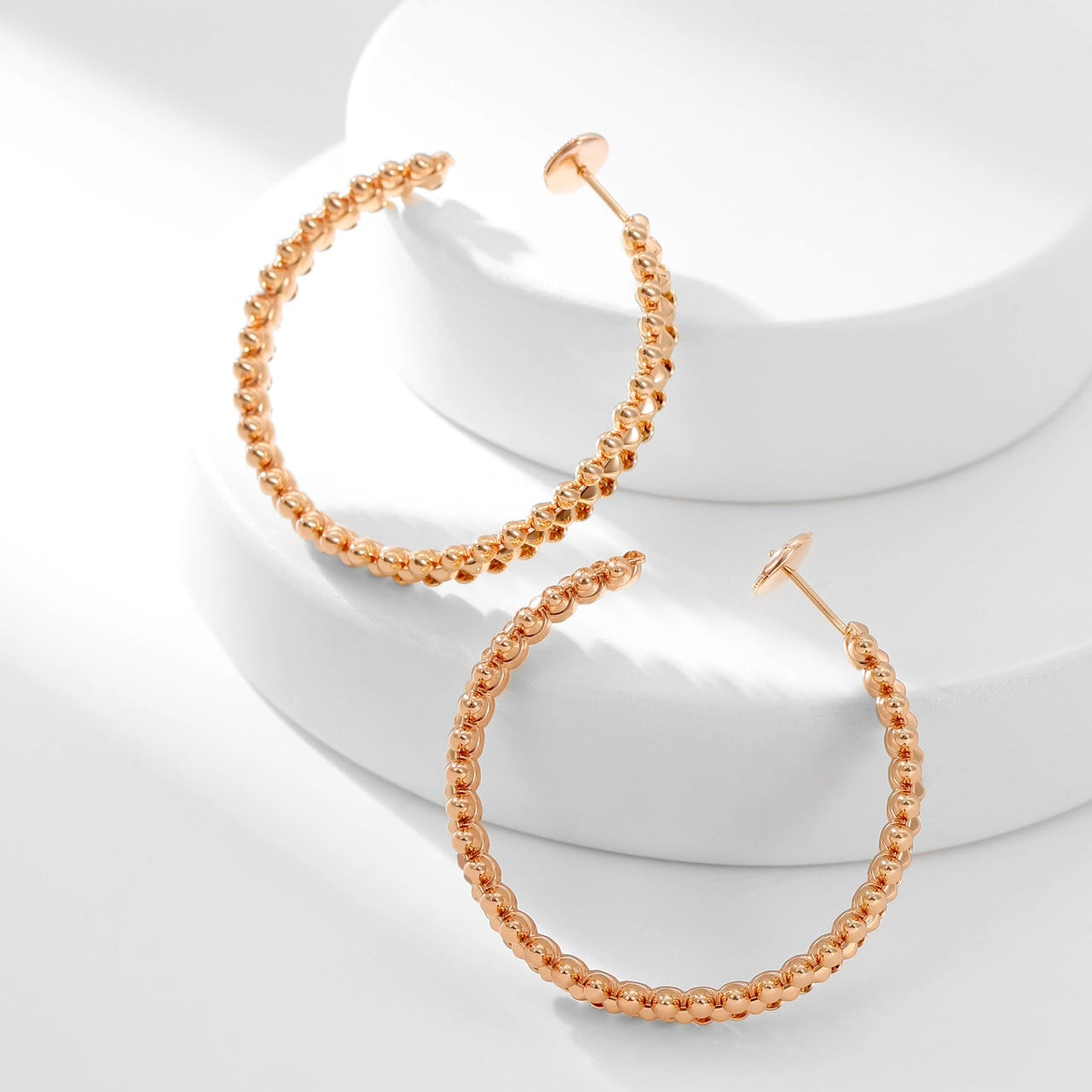 [Dawnora Jewelry]CLASH HOOP LARGE EARRINGS