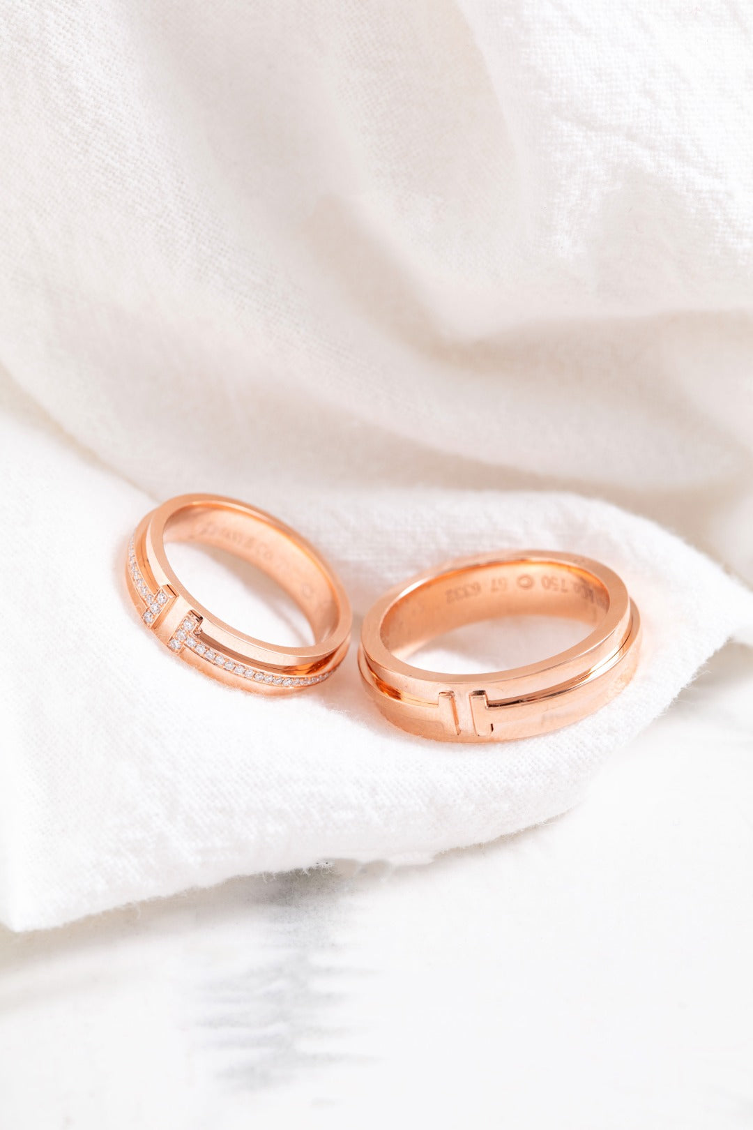 [Dawnora Jewelry]T PINK GOLD RING