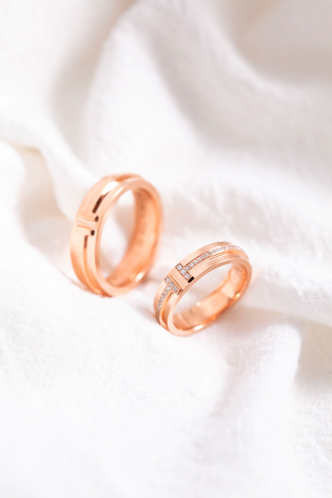 [Dawnora Jewelry]T PINK GOLD RING