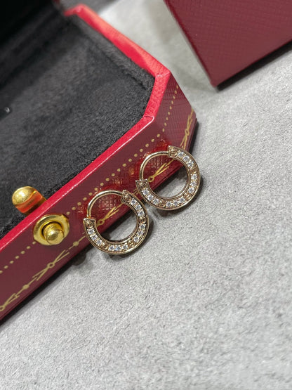 [Dawnora Jewelry]LOVE DIAMOND EARRINGS