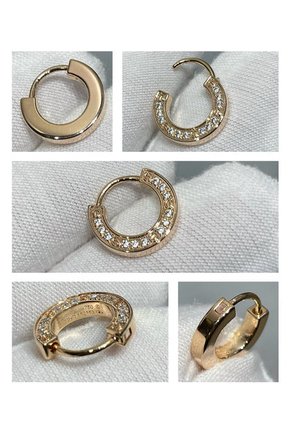 [Dawnora Jewelry]LOVE DIAMOND EARRINGS