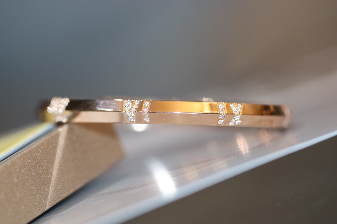 [Dawnora Jewelry]ATLAS X PINK GOLD BRACELET