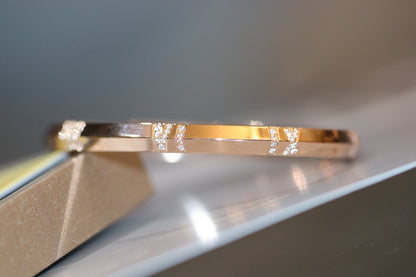 [Dawnora Jewelry]ATLAS X PINK GOLD BRACELET