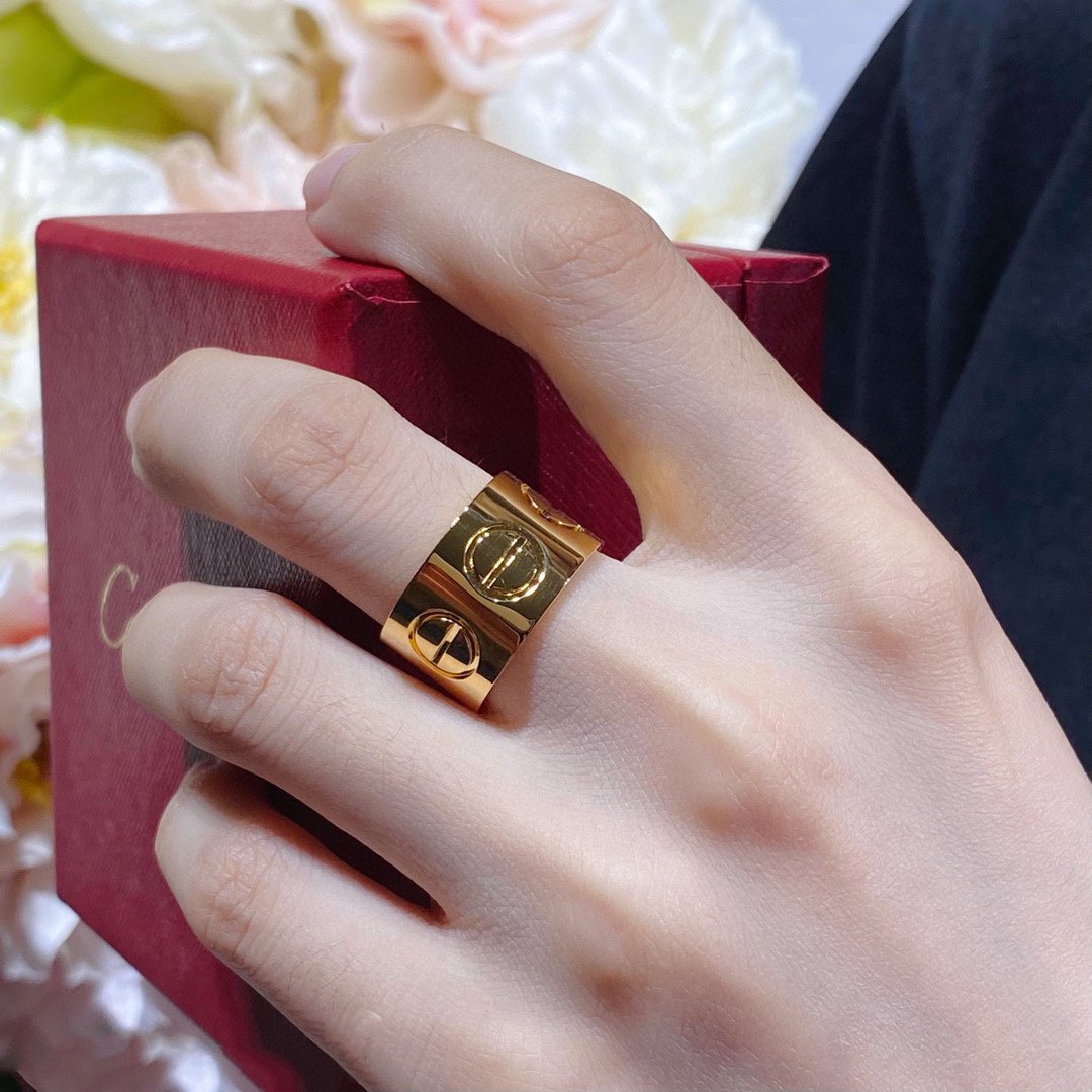 [Dawnora Jewelry]LOVE 11MM LARGE RING