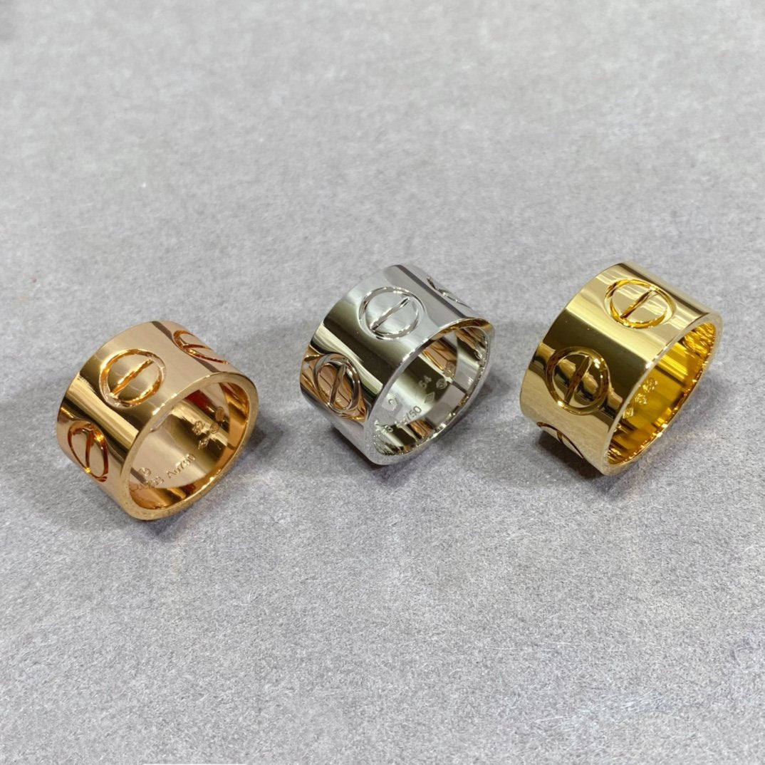 [Dawnora Jewelry]LOVE 11MM LARGE RING