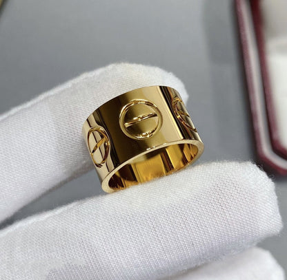 [Dawnora Jewelry]LOVE 11MM LARGE RING