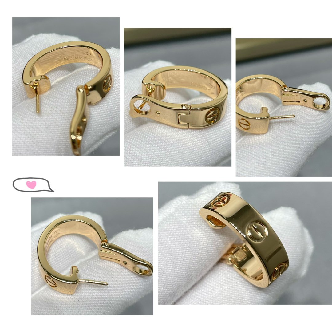 [Dawnora Jewelry]LOVE 5.5MM EARRINGS