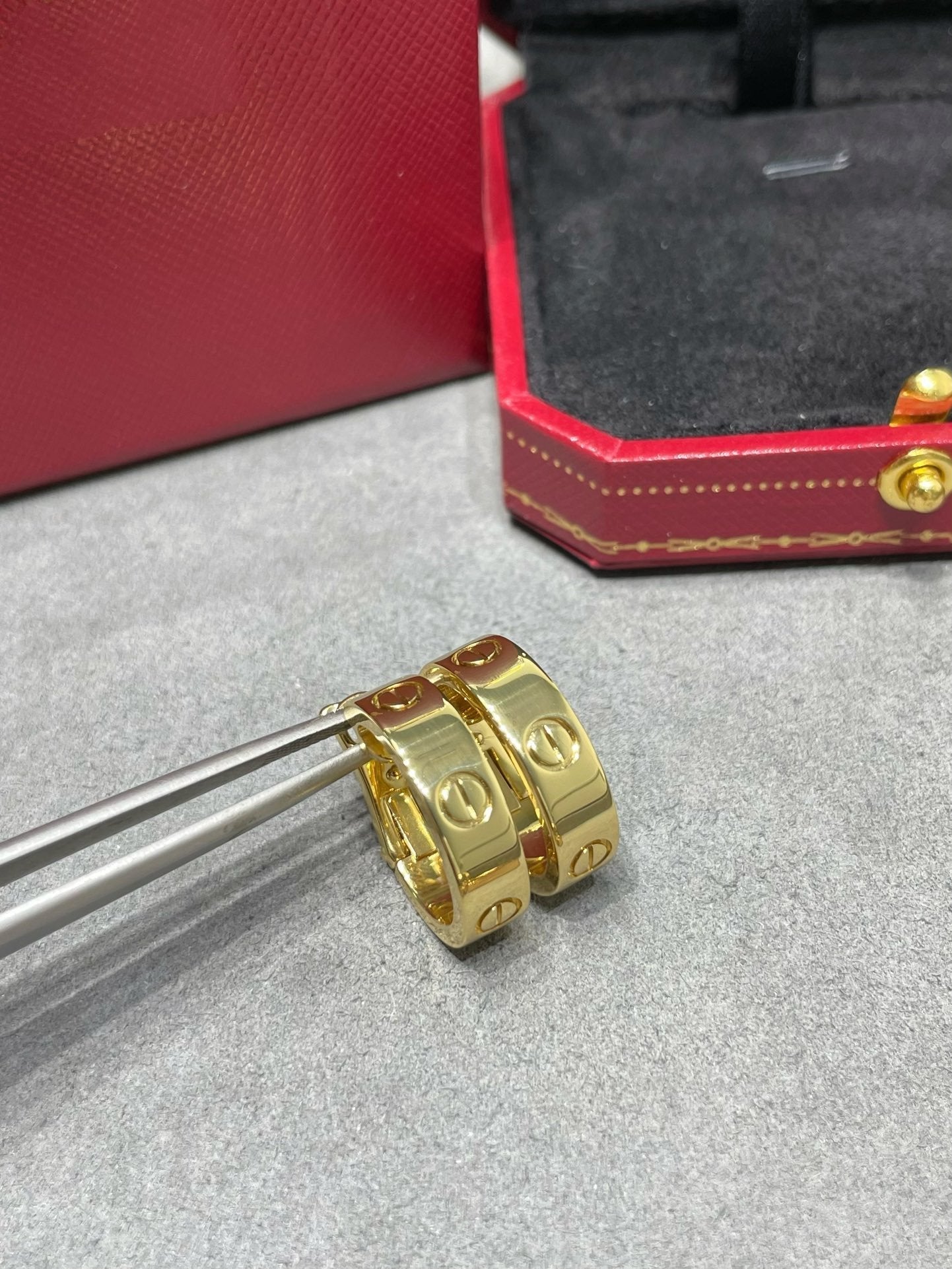 [Dawnora Jewelry]LOVE 5.5MM EARRINGS