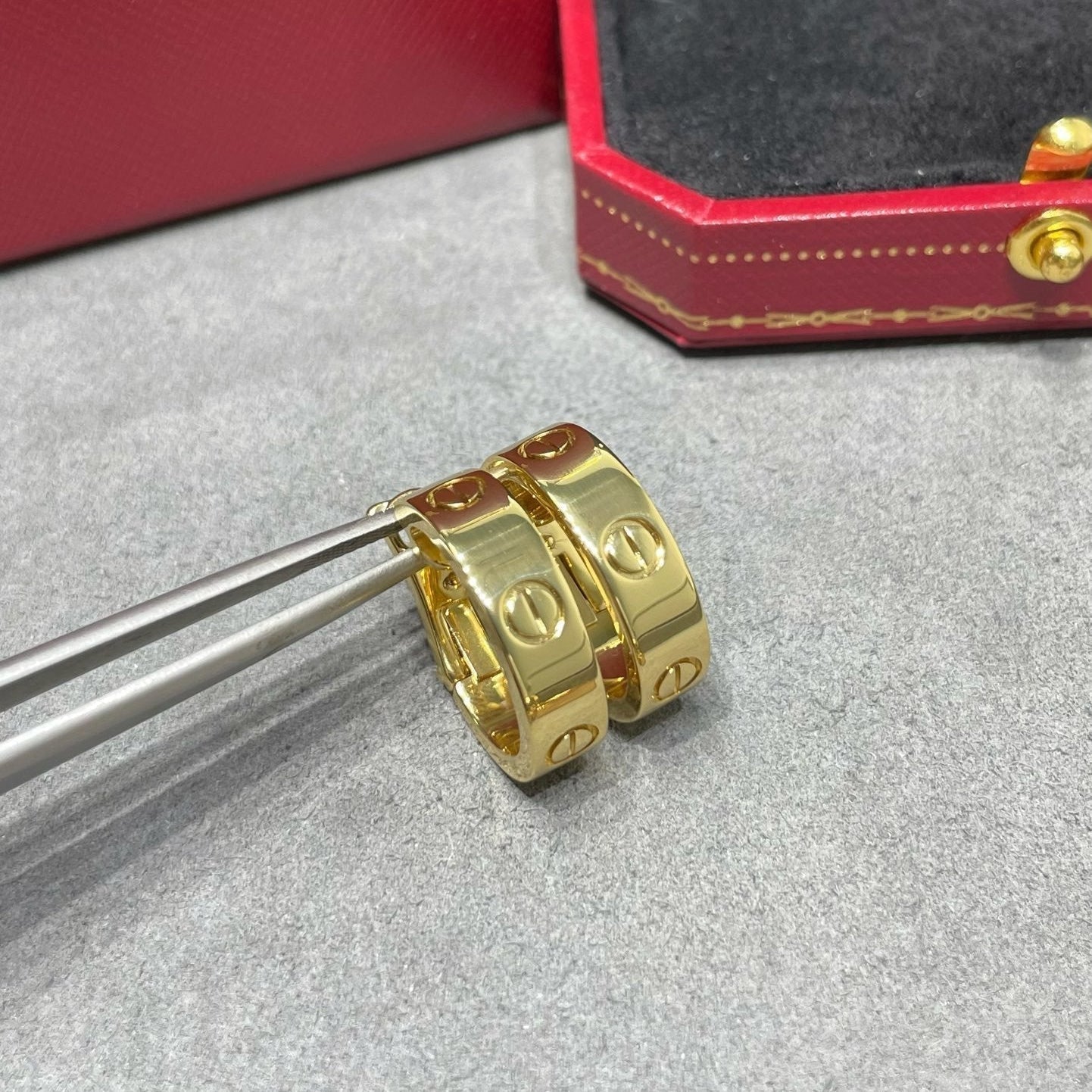 [Dawnora Jewelry]LOVE 5.5MM EARRINGS