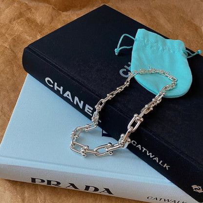 [Dawnora Jewelry]HARDWEAR SILVER CHOKER