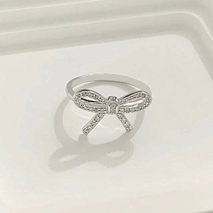 [Dawnora Jewelry]TWIST BOW RING