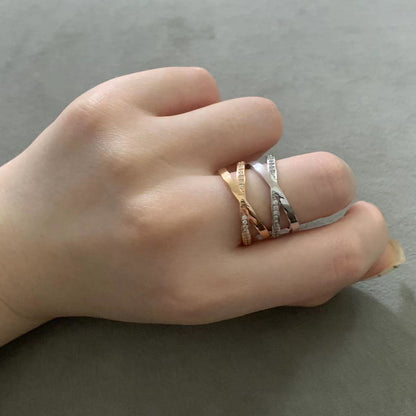 [Dawnora Jewelry]ATLAS X DIAMOND RING