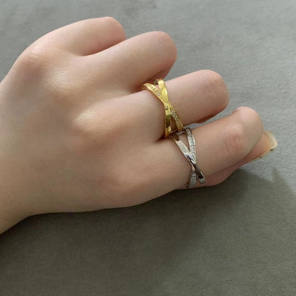 [Dawnora Jewelry]ATLAS X DIAMOND RING