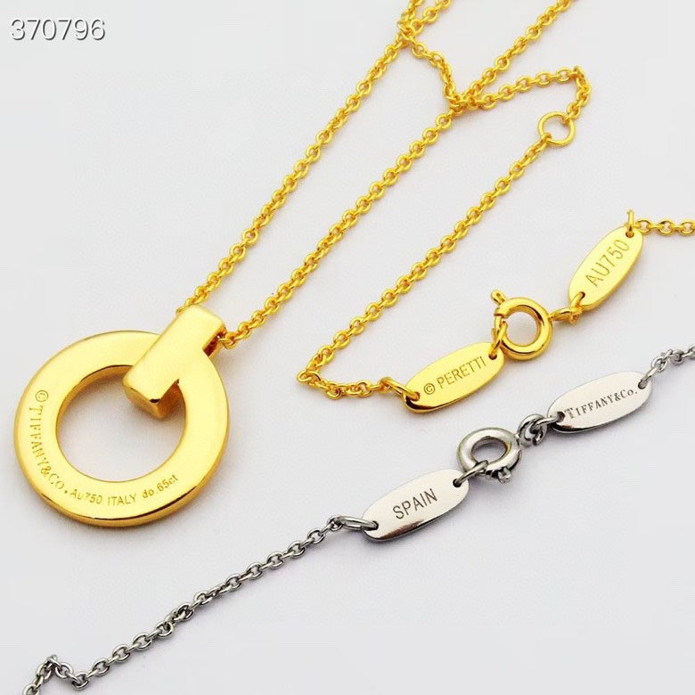 [Dawnora Jewelry]T1 CIRCLE MEDIUM NECKLACE