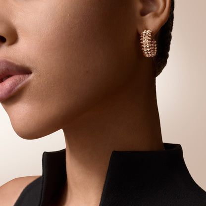 [Dawnora Jewelry]CLASH 9.2MM DOUBLE ROW EARRINGS