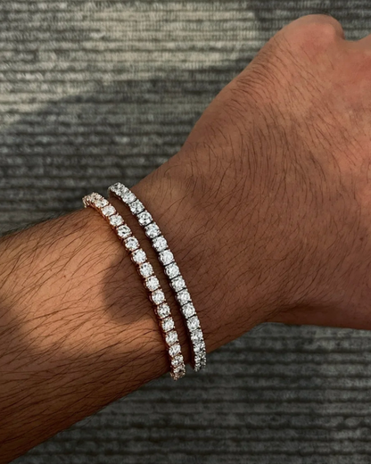 [Dawnora Jewelry]  CLASSIC BASEBALL BRACELAT, 52 DIAMOND