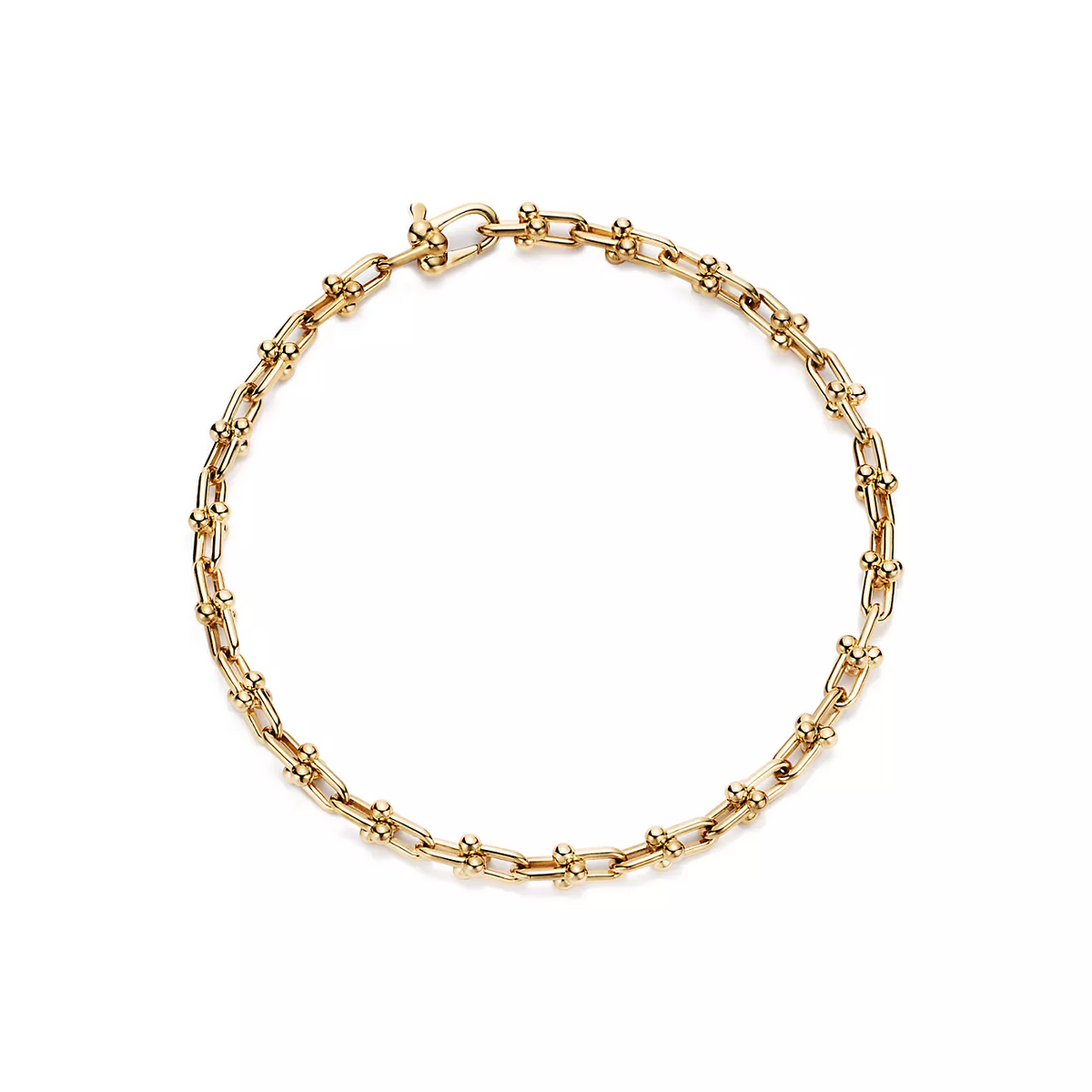 [Dawnora Jewelry]HARDWEAR MICRO LINK 44 MOTIF GOLD BRACELET
