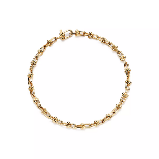[Dawnora Jewelry]HARDWEAR MICRO LINK 44 MOTIF GOLD BRACELET