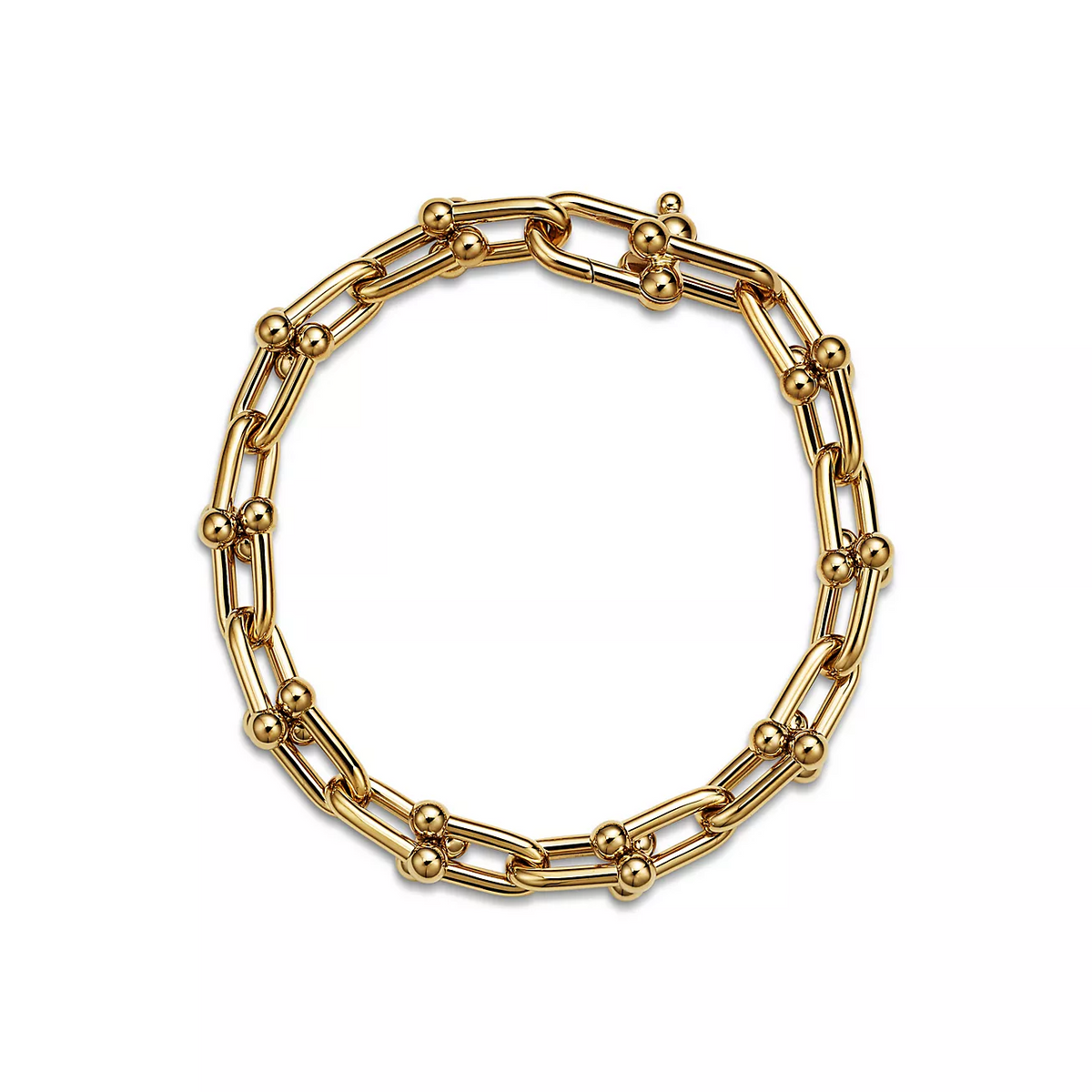 [Dawnora Jewelry]HARDWEAR MEDIUM LINK 20 MOTIF GOLD BRACELET