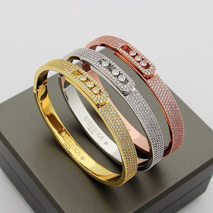 [Dawnora Jewelry]Move Noa Full Pavé Diamond Bangle Bracelet
